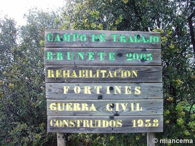 Búnker II de la posición militar Brunete Norte